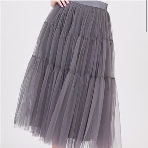 Hyfve Tulle Midi Skirt size S